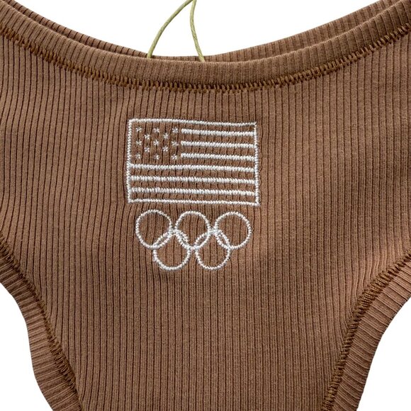 SKIMS Soft Lounge Rib Tank + Thong Team USA Sienna Small - Picture 9 of 14